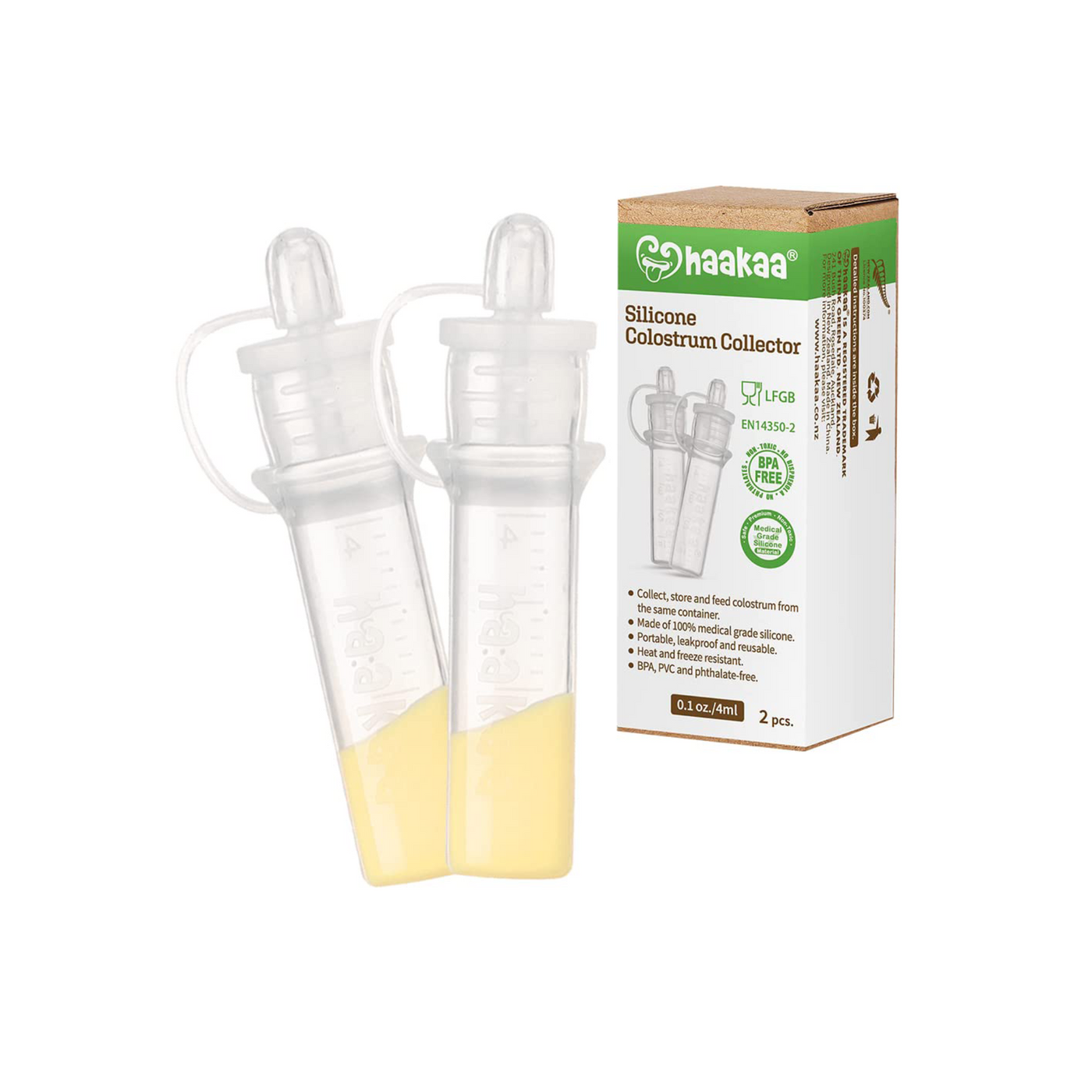 Silicone Colostrum Collector Set 2pk