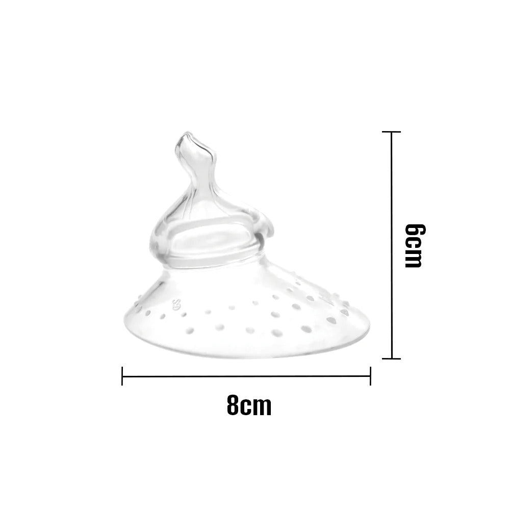 Breastfeeding Nipple Shield - Orthodontic Teat - Round Base