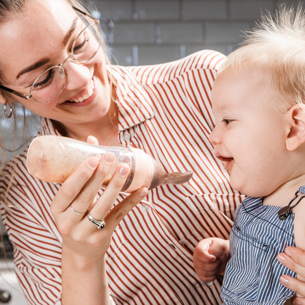 Silicone Baby Food Dispensing Spoon